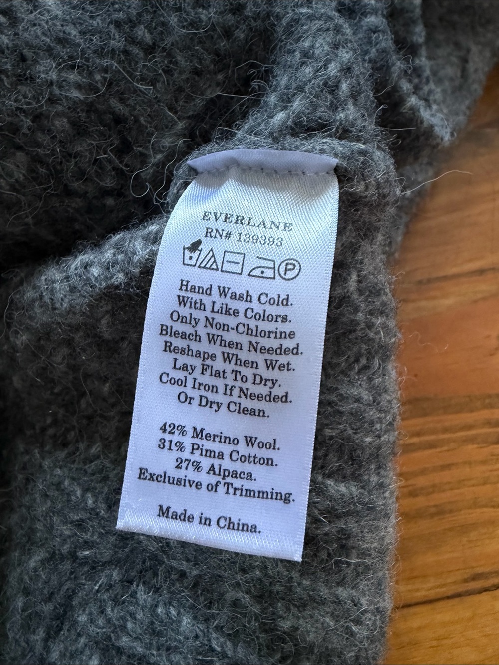 Everlane Alpaca‎ Wool Cloud Cable Knit Vest Size XS Relaxed Preppy Heritage Gray - Picture 4 of 9